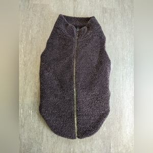 Sherpa Vest Dog Zip-up Jacket Gooby Brand Dusty Purple/Grey size 3XL